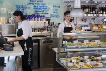 Carluccio s delicatessan interior.