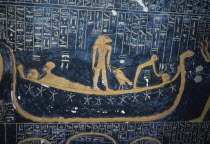 Valley of the Kings.  Detail of wall painting in tomb of Ramses VI 1143-1136 BC  20th Dynasty .