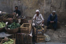 Vegetable traders in Arab market.