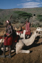 Samburu camel safari near Nanyuki.