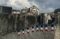 Large  colonial fortress begun in 1640 and named in honour of Charles Houel  the founder of Basse Terre.