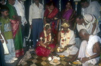 Traditional Hindu wedding ceremony.
