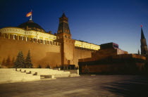 Red Square and Lenin s tomb.