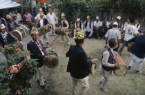 Musicians at a traditional Limbu wedding