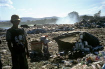 The waste basket of Chureca has existed since the late 1960s in the Acahualinca district of Managua  Nicaragua. It covers 42 hectares  is bombarded with thousands of tonnes of waste a day and is home...