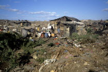 The waste basket of Chureca has existed since the late 1960s in the Acahualinca district of Managua  Nicaragua. It covers 42 hectares  is bombarded with thousands of tonnes of waste a day and is home...