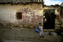 Water shortages in the outskirts of the town of Xela. Eenvironmental destruction  implicit in open pit mining  continues to damage the ecosystems in Guatemala. Forests  water sources  flora and fauna...