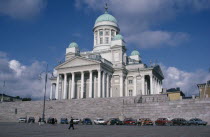 Cathedral exterior also known as the Great ChurchEvangelical Lutheran Cathedral and the seat of the Diocese of Helsinki