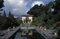 Ilnacullin Garinish Island. The Italian Garden with view across a pond