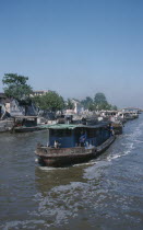 Boats on the Grand Canal between Suzhou and Wuxi