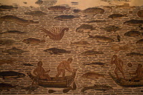 Roman mosaic dating from the 2nd Century AD depicting the richness and variety of fish in the Mediterranean sea