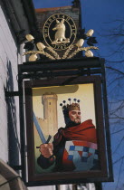 Crown and Castle Pub sign