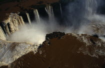 Aerial view of the Devil s throat. Brasil