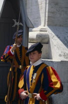 Vatican City Swiss guards.