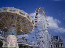 Les Tuilleries. Carousel ride in Funfair