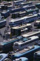 Mbare central bus depot.
