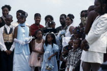 Wedding party at St. Fort George.