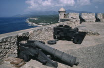 Castillo de Morro with canons on the roof