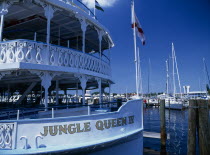 Jungle Queen Paddle Steamer tour boat for the intecoastal waterway