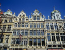 Grand Place  the west side facades.