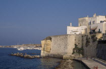 Otranto  harbour and town walls.