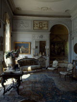 Villa Ephrussi de Rothschild. Salon Louis XV interior.