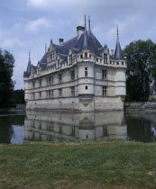 Chateau Azay Le Rideau Chateau With Moat