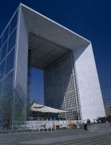 La Defence. The Grand Arch  known as Arche de la Defense or Grande Arche de la Fraternite.