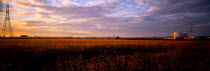 Oldbury Nuclear Power Station at Sunrise British Isles