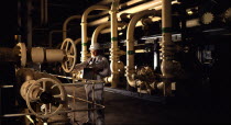 Inside Oldbury Nuclear Power StationGreat Britain United Kingdom Northern Europe UK