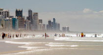 Christmas Day on Surfers Paradise Main BeachAntipodean Aussie Australian Beaches Oceania Oz Resort Sand Sandy Seaside Shore Tourism Xmas