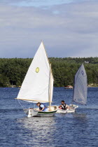 Sailing dingies on Lake Winnipesaukeeboat sailboat dingies
