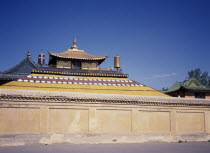 Ganden Monastery exterior.Ulaan Baatar Ulaan Baator