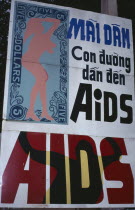 AIDS awareness poster.