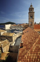 View of the harbour from the curtain wall Walking the two kilometer length of the curtain wall which surrounds the old city is one of the highlights of a visit to Dubrovnik. UNESCO world heritage sit...