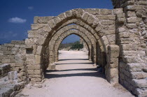 Crusader Church stone arches
