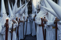 Semana Santa Holy Week penitents. Andalusia