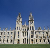 All Souls College with view of the Rear Quadrangle exterior.