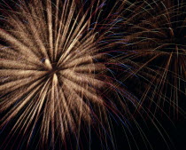 Japan, Kyoto, Hanabi Fireworks display or Flowers Of Fire.