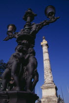 Congress Column built 1850 by Poelaert.  Surmounted by statue of Leopold I commemorating the 1831 National Congress which proclaimed the Belgian constitution