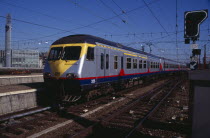 Train at railway platform at North Railway Station.