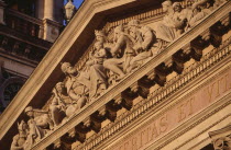 Basilica of St Stephen.  Detail of carved portico.Eastern Europe  Eastern Europe
