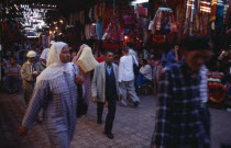 Busy interior of souk. Market Market Marrakesh