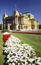 National Theatre  located at the centre of Marshal Tito Square is the countrys national theatre.Like much of the capitals architecture it is a grandoise relic from the nations Habsburg past. Austrian...