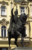 Ban Jelacic square bronze sculpture of Ban Jelacic. The centrepiece of the citys main square was sculpted by Viennese artist Fernkorn in 1866 in honour of Josip Jelacic who was elected as Ban  or Vice...