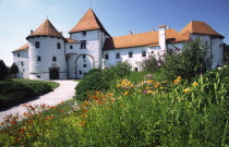 Varazdin/castle. This mid 16th century castle was home to the Erdody family  powerful Croatian nobles. northern Croatia