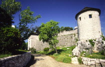 Trsat medieval castle which straddles a ridge above the city was once home to the noble Frankopan family. Today it serves as a cafe  art gallery and venue for classical concerts during the summer mont...
