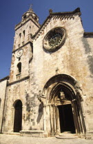 Cathedral of Saint Mark. The medieval city of Korcula belonged to the Venetians for almost eight hundred years and the cathedral is dedicated to Saint Mark  their patron Saint.