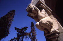 Supetar Petrinovic mausoleum/sculpted angel.Toma Rosandic  contemporary of the great Croatia sculptor Ivan Mestrovic  fashioned this sublime mausoleum for the local Petrinovic family which lies in the...