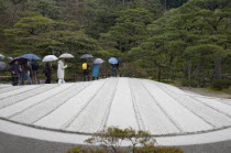 Ginkaku-ji Temple - Symbolic cone of raked white sand at this Zen temple known as the Silver PavilionAsia PeopleReligious Asian Japanese Nihon Nippon Religion Pavillion